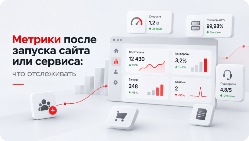 Метрики после запуска сайта или сервиса: что отслеживать
